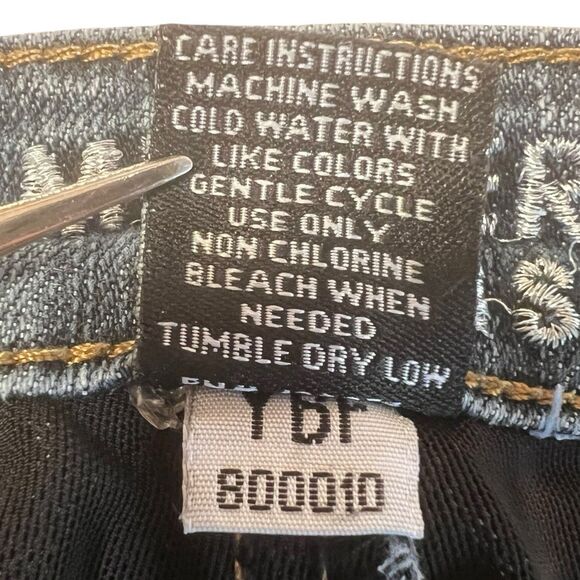 Members Jeans Bootcut Size 10 Women’s Stretch Dark Wash Denim Y2K Retro - Picture 10 of 10